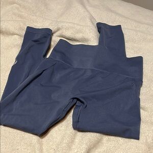 Oner Active Slate Blue Effortless Seamless Leggings - L SHORT length